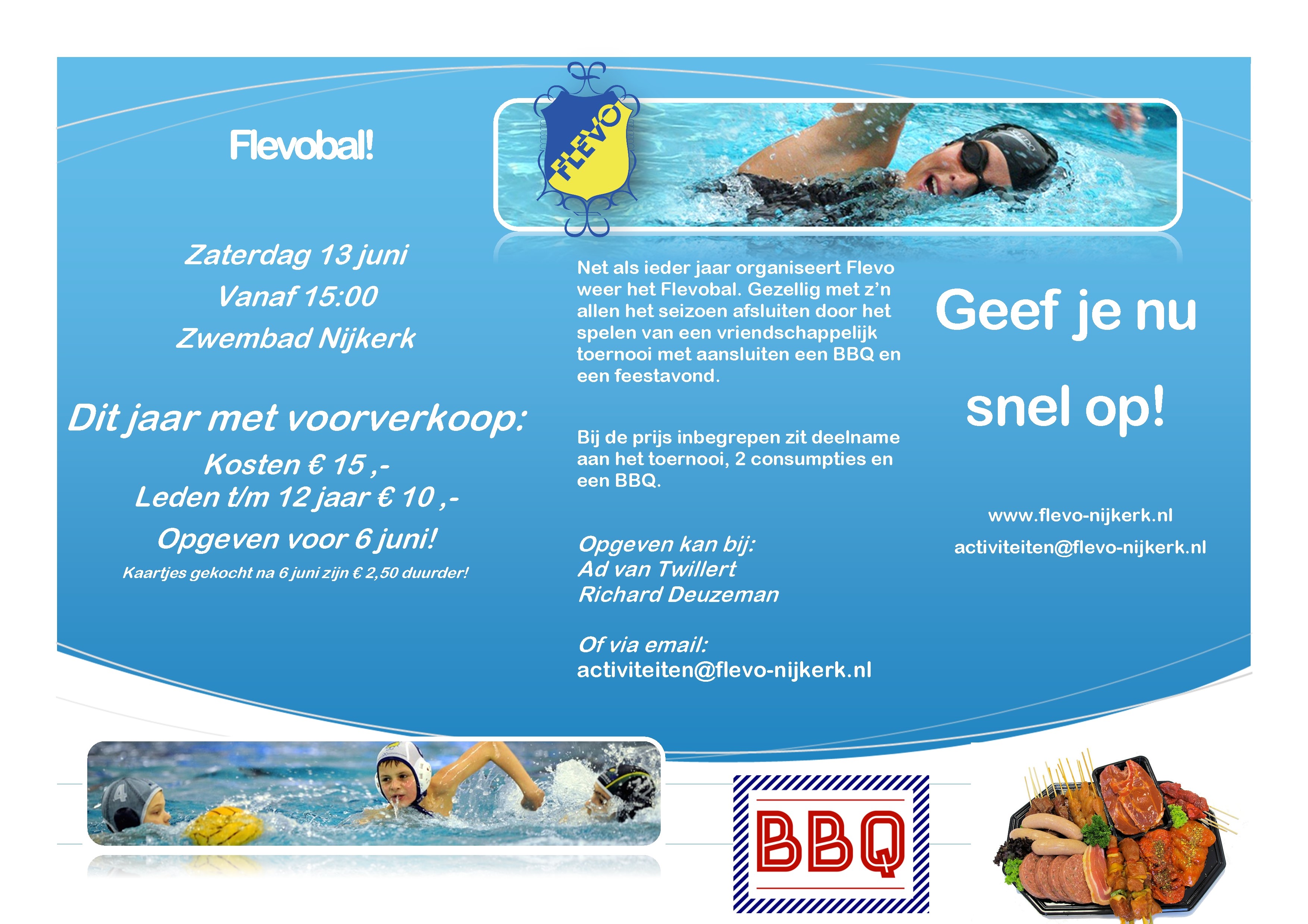 Flyer Flevobal 13 juni 2015